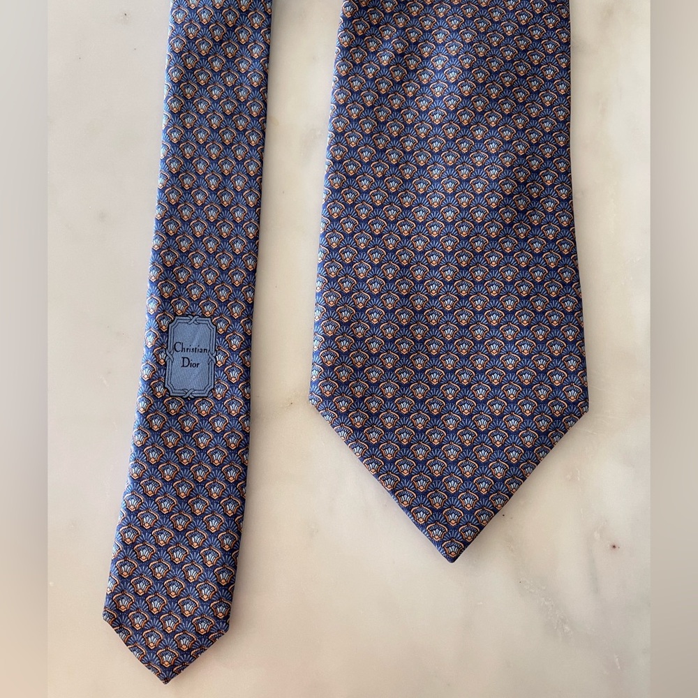 💠 Christian Dior Paris Tie | Silk | Made in 🇫🇷 - Picture 5 of 10